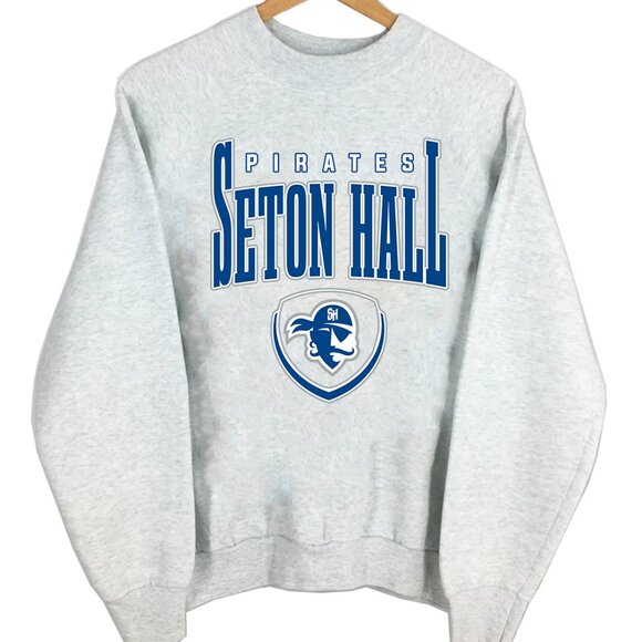 NCAA Seton Hall Pirates Sweatshirt Shirt Seton Hall University Sweatshirt - Picture 1 of 2